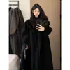 Abrigo de lana para mujer 2026 otoño/invierno nuevo estilo coreano aspecto de alta gama, abrigo de lana grueso elegante súper estiloso inspirado en Hepburn