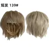 Personaje de Anime Juego Periférico Rendimiento Vestido Peluca Corta Cabello Lacio Al por Mayor