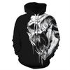 Suéter popular de impresión digital 3D de AliExpress suelto para hombre y mujer igual sudadera con capucha deportes europeos y americanos