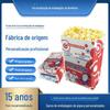 Saco de pipoca de fábrica em pé saco de papel à prova de óleo de alimentos com filme reflexivo saco de embalagem de alimentos de pipoca de microondas
