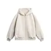 Chaqueta de Algodón con Capucha Estilo Retro Americano para Hombres y Mujeres, Abrigo Cálido de Invierno con Forro Polar Espeso, Texturizado de Moda, para Pareja