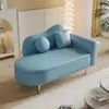 Salón de apartamento pequeño, sofá chaise longue de almacenamiento, sillón reclinable estilo europeo, dormitorio, mini tienda de ropa, área de descanso, individual, minimalista