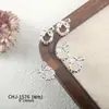 Acessórios Populares de Liga para Nail Art de Guirlanda de Natal, Estilo Versátil de Luxo Leve, Materiais de Unha Usáveis Dourados e Prateados Atacado para o Natal
