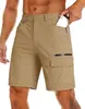 Comercio Exterior Transfronterizo Aliexpress Pantalones Cortos Funcionales de Exterior para Hombre Bolsillos Múltiples Holgados Tipo Cargo Verano Venta al por Mayor en Stock