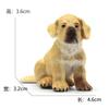 Modelo de Perro Mascota Golden Retriever Grande de Animal Sólido de Simulación para Niños Adornos de Decoración para Hogar Oficina