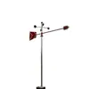 Cata-vento luminoso reflexivo aço inoxidável ao ar livre rotativo telhado anemômetro metal padrão químico através de inspeção de segurança planta