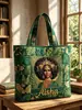 2026 Estación Independiente Transfronteriza Amazon Bolso Nuevo Bolso Tote Estampado Digital Bolso Tote Acolchado de Moda