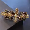 Accesorios para el cabello de pedrería al por mayor clip para el cabello de madre clip para el cabello de mujer clip horizontal clip para cola de caballo clip de resorte tocado