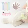 Meias Longas para Bebês Meninas, Malha Respirável com Laço, Meias de Princesa, Meias de Verão para Meninas Acima do Joelho com Proteção contra Mosquitos, Finas