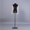 Maniquí de Media Figura Femenina Prop Maniquí Envuelto en Terciopelo de Color Soporte para Maniquí Soporte para Exhibición en Ventana Maniquí para Ropa Interior Vestido de Novia Ropa