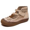 Sandalias Romanas de Estilo Étnico de Verano para Mujer, Zapatos Retro Huecos para Mujer, Modernos, Versátiles y Cómodos, Sandalias Retro para Mamá