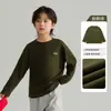 Ropa interior térmica de forro polar para niños y niñas 2026 Otoño Invierno Nuevo Estilo Manga Larga para Niños Ropa de Otoño Moderna