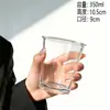 Novo Copo de Água da Moda, Copo com Tampa Flip de Alto Valor Estético, Copo de Café Estilo Americano, Copo de Leite, Copo de Vidro, Copo Transparente para Chá de Leite