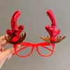 Nuevas Gafas Lindas de Reno Navideño para Niños con Montura de Alce Navideño para Vestir la Atmósfera de Santa Claus
