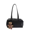 Bolso Retro Boston de Gran Capacidad para Debajo del Brazo 2026 Nuevo de Gran Capacidad Casual para Viajes Diarios Simple de Mano/Hombro