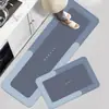 Dropshipping Transfronterizo Cocina Tira Larga Diatomeas Alfombrilla Antideslizante Absorbente de Aceite y Agua Alfombrilla para Pies Antideslizante Felpudo para Entrada