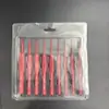 Crochê DIY Ferramentas de Tricô Agulhas de Crochê de Óxido de Alumínio Agulhas de Lã Silicone Antiderrapante Atacado Ferramentas de Tricô Feitas à Mão