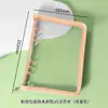 Envío Gratis A5 Transparente Hojas Sueltas Manual Multifuncional Bolsa con Cremallera Libro de Hojas Sueltas Simple Cubierta Suave de PVC Reemplazable