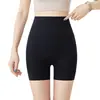Pantalones Cortos de Piel de Tiburón para Verano, Pantalones de Seguridad Ultradelgados, Transpirables, Anti-Exposición, de Cintura Alta, Control de Abdomen, Levantamiento de Glúteos, Pantalones Cortos de Seguridad como Capa Base