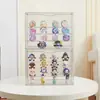 Caja de almacenamiento transparente mini invernadero con orificios de ventilación personalizables, caja de almacenamiento a prueba de polvo para figuras, caja de exhibición acrílica de caja sorpresa