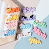 Plato de dibujos animados Sanrio diy Hecho a mano Accesorios para el cabello Titular Llavero Goteo de gel Funda para teléfono móvil Caja de papelería Accesorios de resina