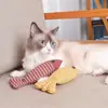 Juguetes para Gatos para Entretenimiento Propio, Pez con Hierba Gatera, Palo Jugueteo para Gatitos, Juguete para Morder Gatitos, Suministros para Gatos Mascotas