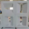 Ladrillos cerámicos ligeros de espuma hueca para paredes interiores, componentes decorativos con forma de un solo agujero y múltiples agujeros, ladrillos huecos de doble cara