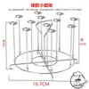Freidora de aire cocina vertical horno de brochetas barbacoa parrilla aguja para asar accesorios para hornear rejilla giratoria desmontable para parrilla