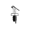 Bico Pourer de Óleo, Tampa de Garrafa de Óleo de Aço Inoxidável, Bico Pourer à Prova de Vazamentos, Abertura e Fechamento Automáticos, Tampa de Silicone para Controle de Óleo, Bico Pourer de Vinho, Atacado