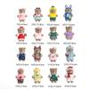 Oso de dibujos animados pintado oso navideño diy accesorios de resina belleza para teléfono móvil pegatina para refrigerador accesorios para el cabello accesorios de goma