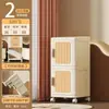 Armário de armazenamento multicamadas 36-42CM, armário de armazenamento tipo gaveta para cabeceira de cama, banheiro, armário de cozinha com rodas, design de porta aberta, armário para espaços estreitos