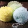 Oso de peluche de ganchillo de lana blanca, hecho a mano, para hacer uno mismo, tejido de lana de imitación de mar, pelo de oso de imitación.