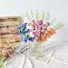 Magnolia de Cinco Flores Altamente Simulada Jarrón para Sala de Estar Dormitorio Flores Decorativas Accesorios para Fotografía Arreglo Floral Artificial Paisajismo