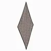 Bufanda de Seda y Lana Estilo Nuevo 2026 con Encaje de Lujo y Patrón de Diamantes, Adecuada para Blusas de Mujer y como Bufanda Decorativa para el Cuello