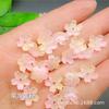 Concha Imitación Cristal Flor 3D Estilo Antiguo Accesorios Pasador DIY Corona de Pelo Accesorios para Pendientes Cristal Pequeño Flor de Cerezo