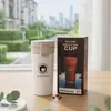 Taza Térmica de Acero Inoxidable de Doble Capa con Tapa de Rebote al Vacío, Taza de Café Portátil, Regalo Transfronterizo, Venta al por Mayor, Taza de Agua para Oficina