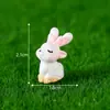 Paisaje en miniatura, figuras de animales de renos pequeñas, creativas y lindas, coleccionables de caja sorpresa, accesorios decorativos para paisajismo, pequeños adornos de escritorio