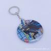 Superman algodón doble cara redondo llavero anillo bolsa colgante juguete al por mayor pequeños adornos regalo una generación de pelo