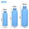 Botella Transfronteriza de 500 ml de Boca Pequeña, Resistente a Caídas de Acero Inoxidable 304 para Coche, Pintura de Goma, Aislada, Portátil, Taza de Agua con Logo Personalizado