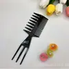 Fabricante: Peine para Peinar el Cabello de Hombre, Peine de Espina de Pescado, Peine Vintage de Dientes Grandes para Pomada, Peine Portátil