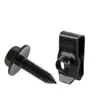 Tornillo de cabeza hexagonal para guarda salpicaduras de motor de coche, perno M6, tornillo de fijación para guardabarros y parachoques, abrazadera con tuerca en U