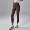 Calça Legging Longa Elástica para Tonificação Abdominal Pilates Yoga Fitness Corrida Esportes Roupa de Baixo Justa Calça Tubarão Calça Tubarão