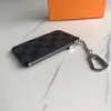 Tarjetero Moderno, Fácil de Llevar al Salir, Tarjetero con Cremallera de Cuero de Alta Gama, Adecuado para Llaves, Portatarjeta de Identificación, Estilo con Gancho de Metal