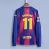 2526 Barcelona Real Madrid Liverpool Camiseta de Manga Larga No. 10 Yamar No. 10 Uniforme de Fútbol Local y Visitante de Mbappé