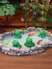Jardinería de Micro-Paisaje Búho Tocón de Árbol Columpio Decoración Resina Suculenta Maceta Arreglo Floral