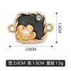 Colgante de flor de perla que gotea aceite para collar o pulsera DIY, accesorio de joyería, directo del fabricante, disponible para pedidos mixtos y ventas transfronterizas