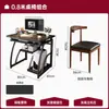 Escritorio de computadora simple para estudiar, escritorio para el hogar, escritorio simple para escribir para viviendas de alquiler, escritorio de oficina, mesa y silla de estudio