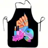Nuevo Delantal de Cocina con Esmalte de Uñas Elegante, Delantal Creativo Lindo y Divertido, Delantal Peculiar de Venta Caliente Transfronteriza
