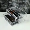 Caja de Almacenamiento Transparente para Tocador Cajón de Escritorio Tipo Productos para el Cuidado de la Piel Brochas de Maquillaje Tocador Estante de Almacenamiento Acrílico