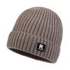 Sombrero para Hombre Invierno con forro polar Engrosado Cálido Sombrero de Punto para Exterior Equitación Transfronterizo Sombrero para el Frío Felpa Otoño e Invierno Sombrero de Lana